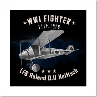 LFG Roland Haifisch WWI Fighter aircraft Posters and Art